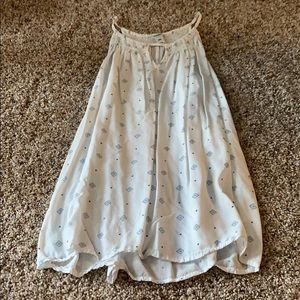 white halter tanktop blouse